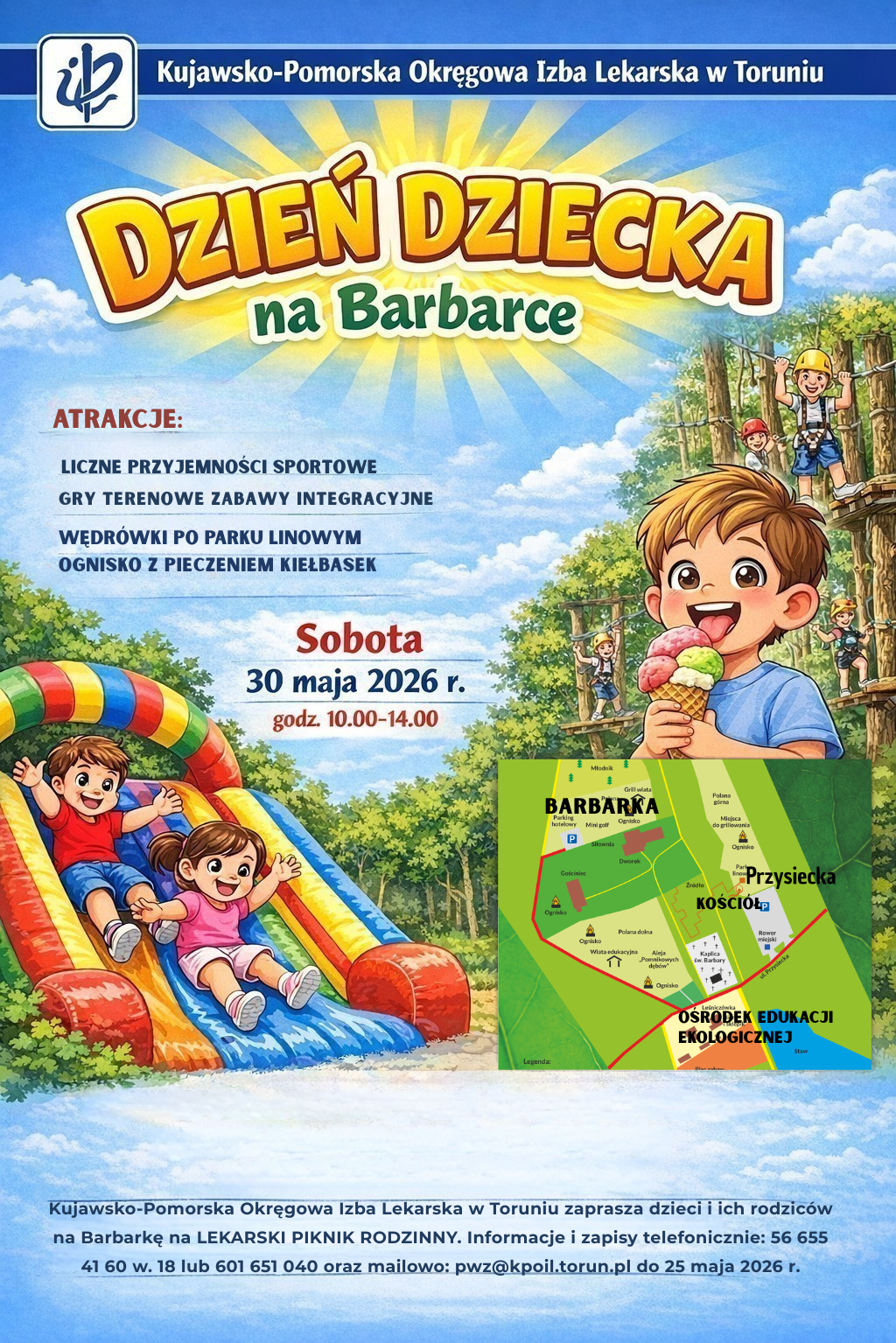 wędr&oacute;wki po parku linowym ognisko z pieczeniem kiełbasek (3)