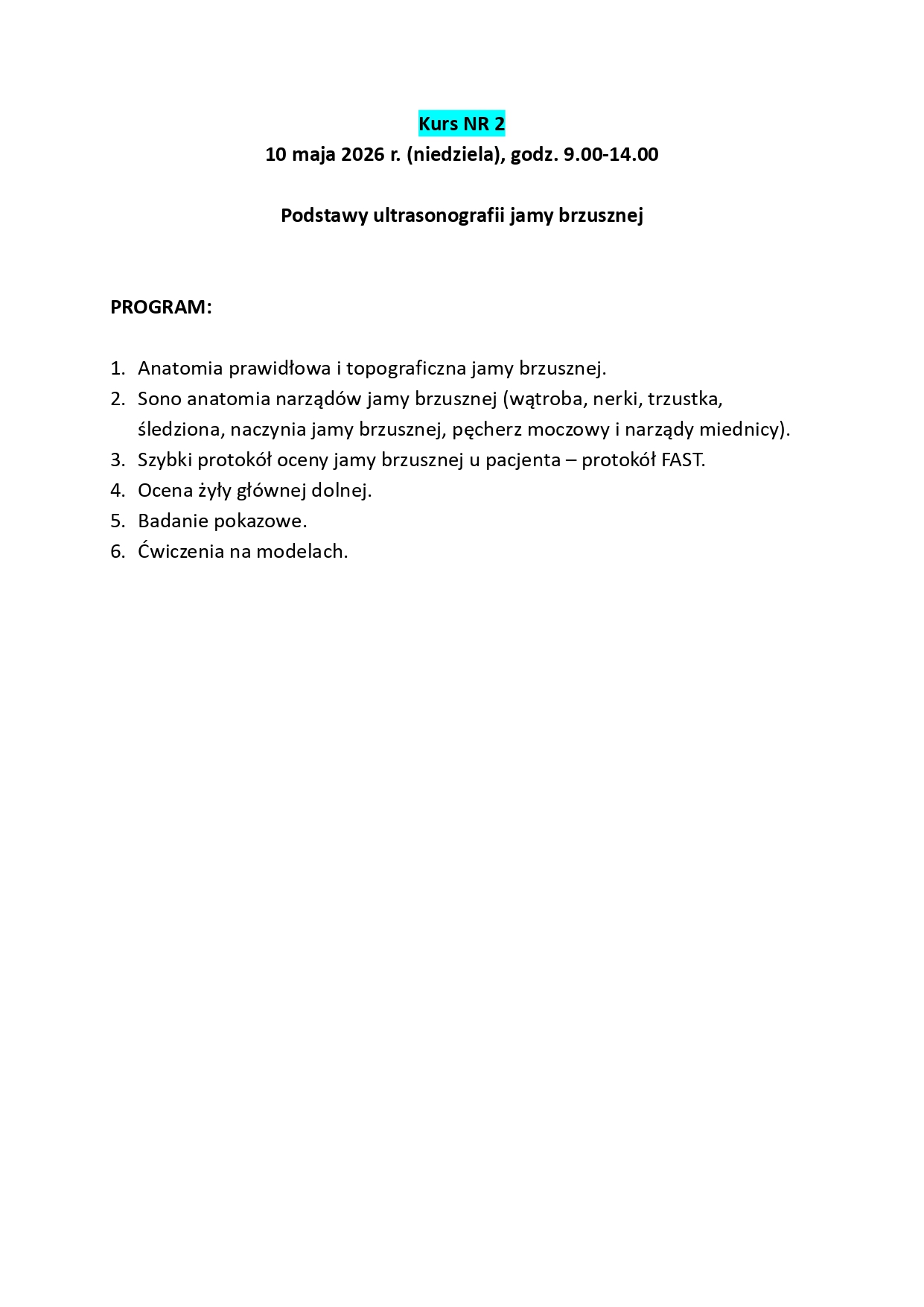 KURS NR 2