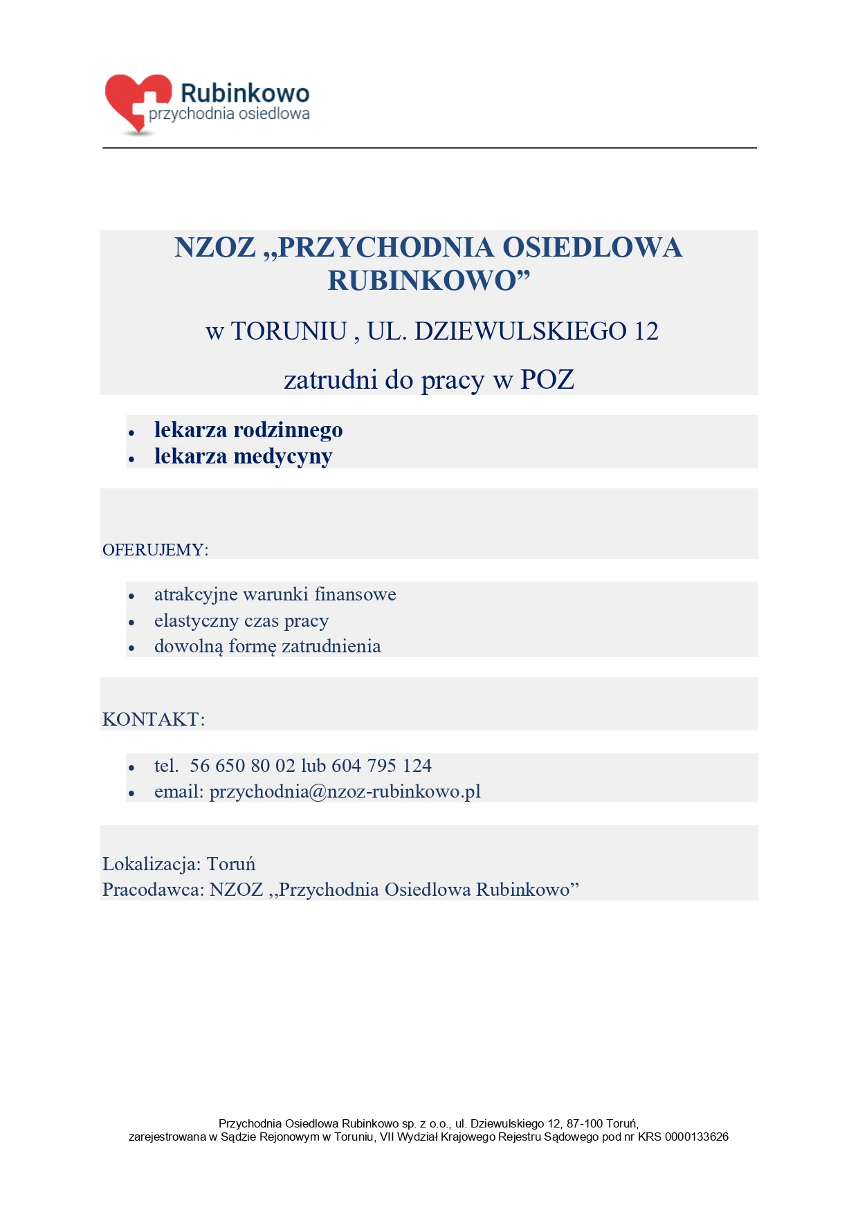 NZOZ Rubinkowo_ogł-