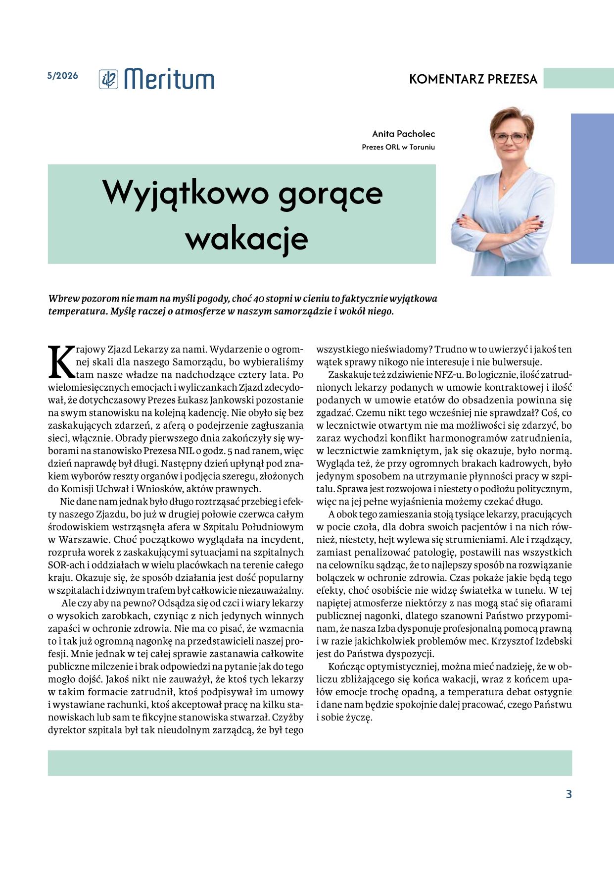 Wstępniak Prezesa 5-2026