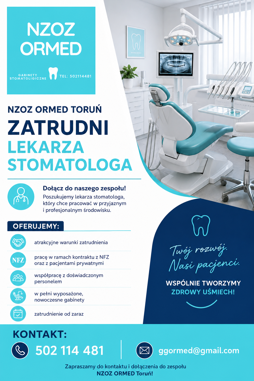 ogłoszenie lekarz ormed