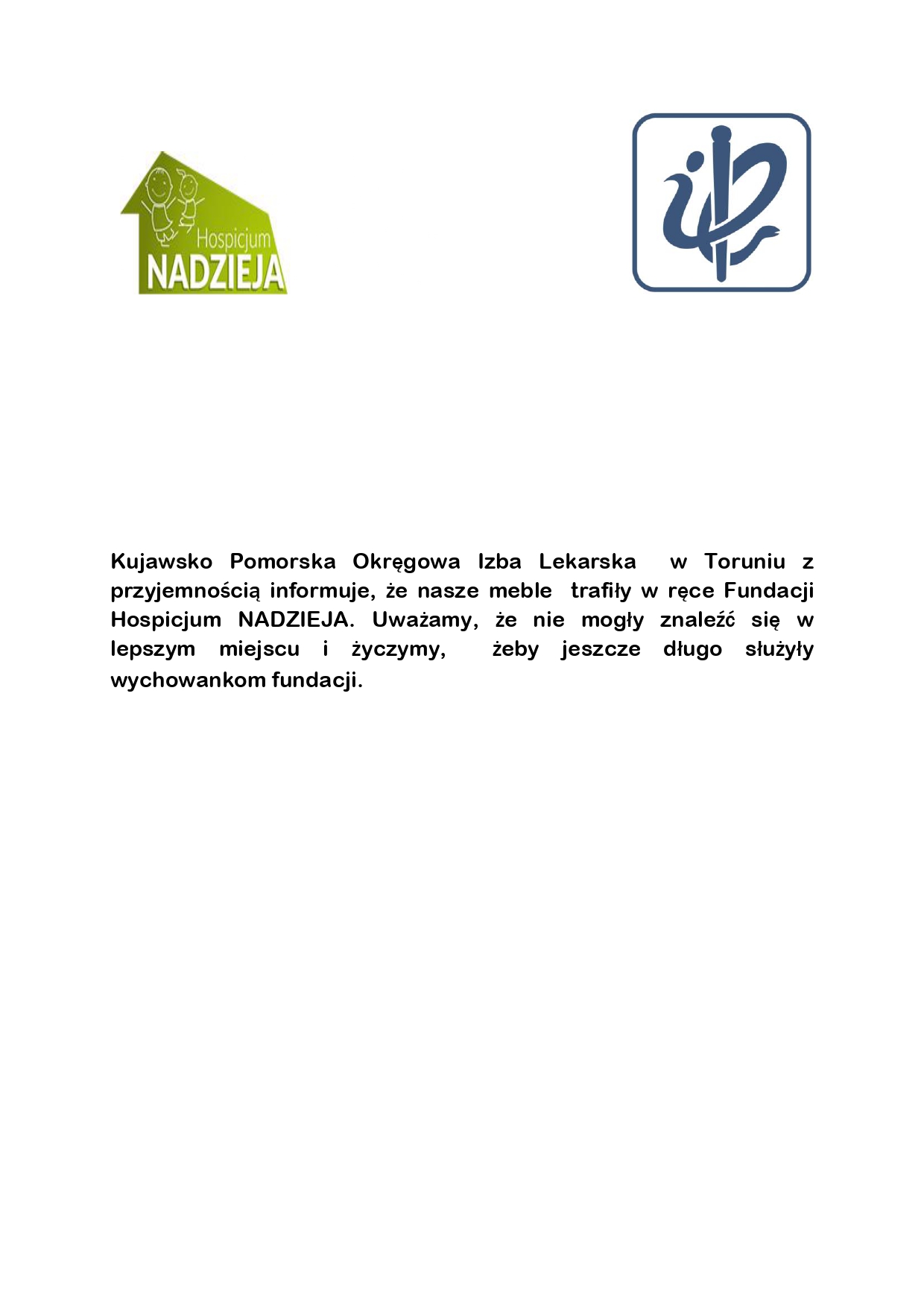 Kujawsko Pomorska Okręgowa Izba Lekarska  w Toruniu z przyjemnością informuje_page-0001